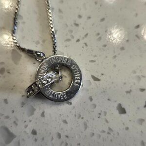 Silver tone bracelet